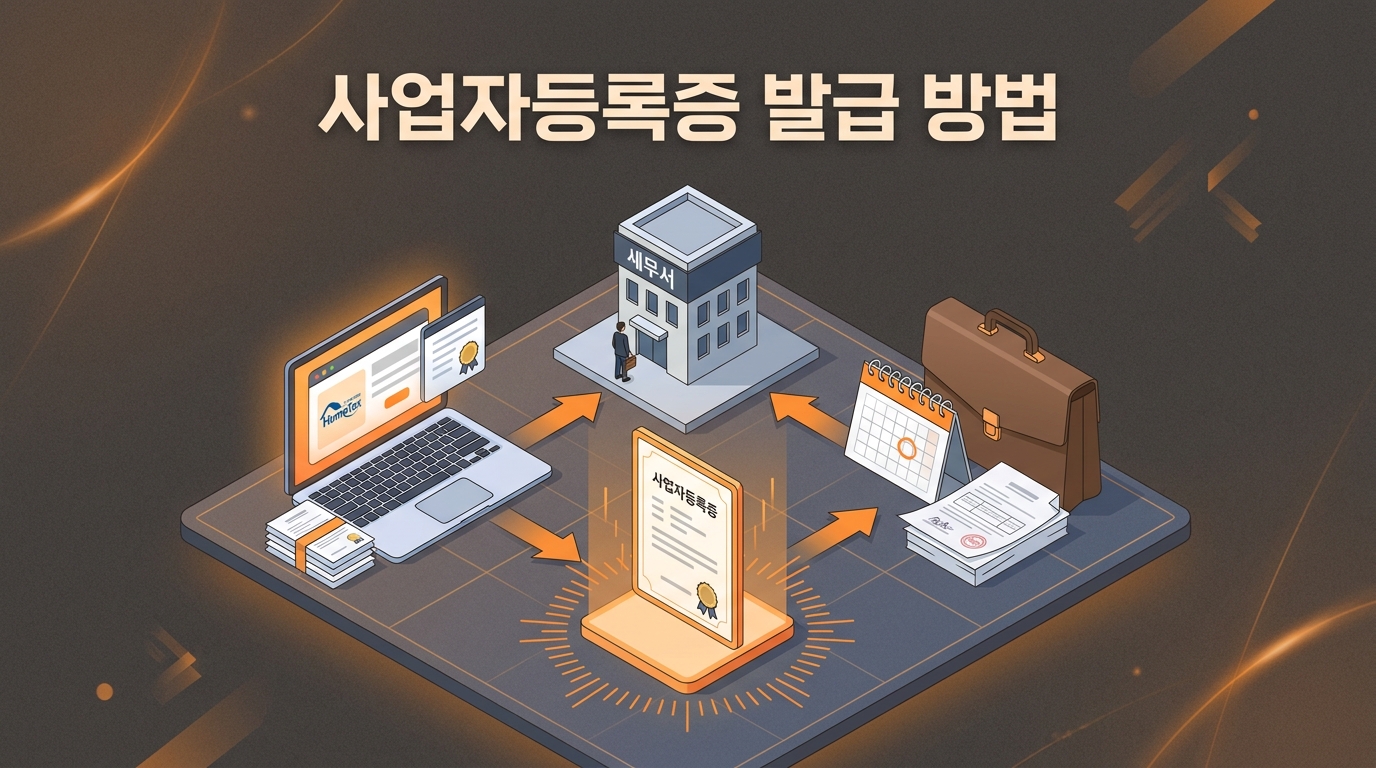 사업자등록증 발급 방법 2026 총정리 — 반려 사유와 발급 후 할 일까지